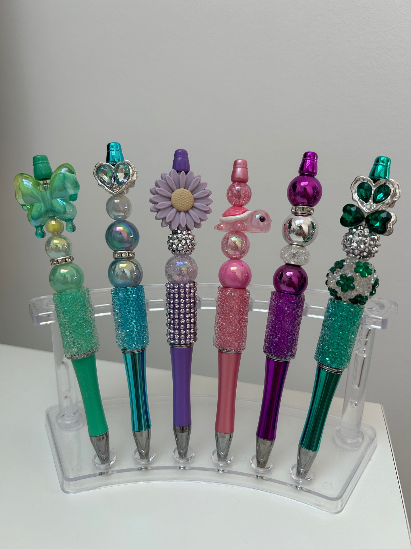 Wrapped Beaded Pens