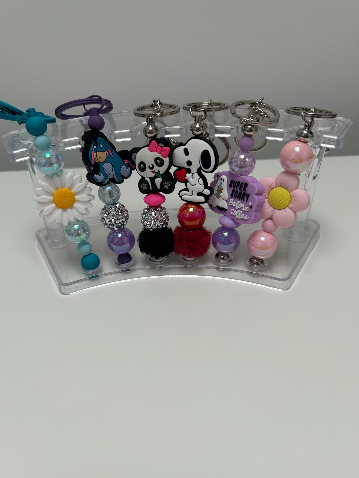 Beaded keychains